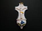 Wijwaterbakje van ca. 1850 Jezus Christus INRI teken, Antiek en Kunst, Antiek | Religie, Ophalen of Verzenden