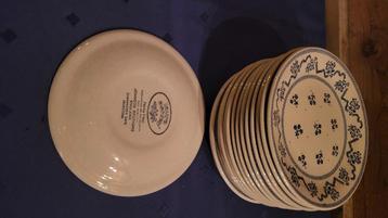 Gebaksbordjes Laura Ashley creme blauw. Petit fleurs beschikbaar voor biedingen