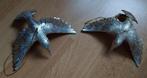 Zilveren Vogel Ornamenten Set, Diversen, Kerst, Ophalen of Verzenden, Gebruikt