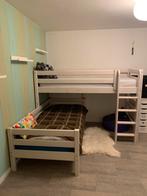 Flexa houten stapelbed 90x200, Kinderen en Baby's, Kinderkamer | Stapelbedden en Hoogslapers, Ophalen, Gebruikt, Stapelbed