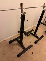 Gorilla Sports Squad Rek - Halterrek, Ophalen of Verzenden, Zo goed als nieuw, Benen, Halterstangen