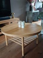 Ronde Salontafel - beukenkleur Ikea igs, Huis en Inrichting, Tafels | Salontafels, Modern ibiza stijl, Gebruikt, 50 tot 100 cm