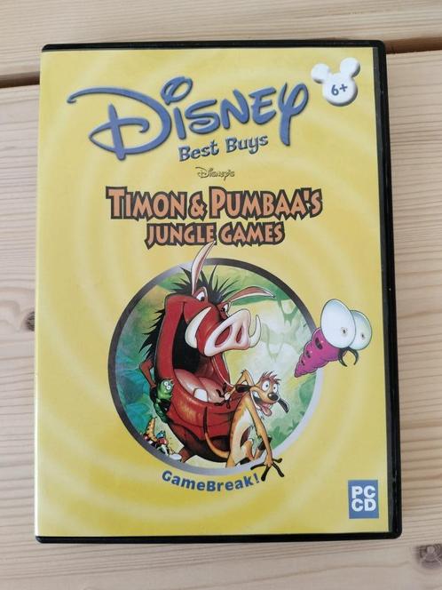 Disney Timon en Pumbaa's Jungle games. Pc, Spelcomputers en Games, Games | Pc, Gebruikt, Puzzel en Educatief, 1 speler, Vanaf 3 jaar