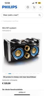 Philips Mini-HiFi Systeem FWP3200D/12, Audio, Tv en Foto, Stereo-sets, Philips, MP3-aansluiting, Ophalen of Verzenden, Zo goed als nieuw
