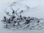 Originele tekening.. Hub van Winkel.., Antiek en Kunst, Ophalen of Verzenden