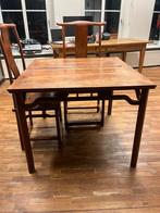 Chinese Ming Stijl Houten Tafel - Vintage, Ophalen, Gebruikt, 100 tot 150 cm, Vier personen