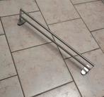 Handdoekenrek / handdoekenstang (2 stangen) RVS 67 cm, Ophalen, Zo goed als nieuw, Overige typen