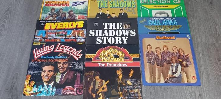 twee dozen verzamel lp's, Cd's en Dvd's, Vinyl | Pop, Zo goed als nieuw, 1960 tot 1980, Overige formaten, Ophalen