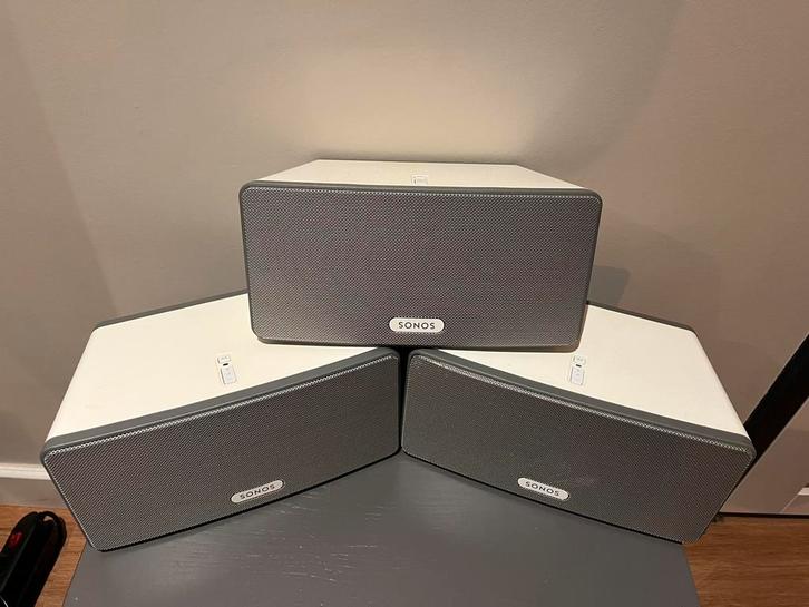 SONOS PLAY;3 WIT 3ST | ZGAN, Audio, Tv en Foto, Luidsprekers, Zo goed als nieuw, Front, Rear of Stereo speakers, Minder dan 60 watt