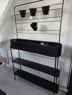 Plantenrek zwart metaal - binnen/buiten, Ophalen, Tuin, Gebruikt, Metaal