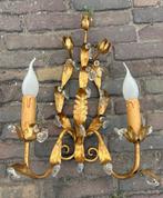 Antieke Franse Wandlamp, Ophalen, Gebruikt, Metaal