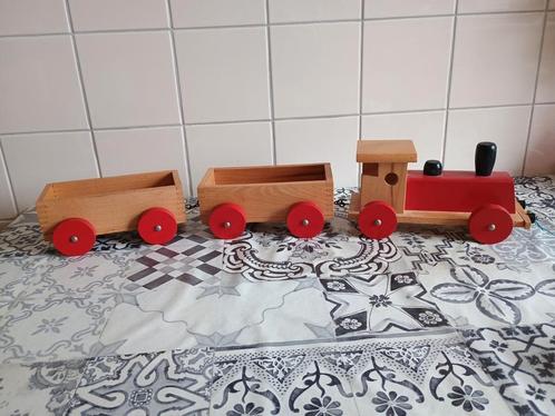 Vintage houten trein, Antiek en Kunst, Antiek | Speelgoed, Ophalen of Verzenden