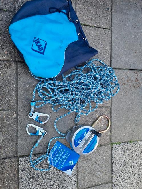 Ikar ABS 3A WH afdaal apparaat met reddingsfunctie, Sport en Fitness, Klimsport, Nieuw, Klimsport-accessoire, Ophalen of Verzenden