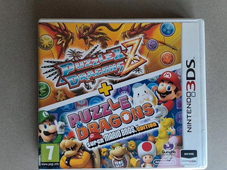 Puzzle & dragons super mario bros edition, Spelcomputers en Games, Games | Nintendo 2DS en 3DS, Zo goed als nieuw, Puzzel en Educatief