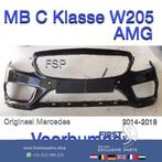W205 AMG Voorbumper Mercedes C Klasse C43 2018 Sedan PDC OEM, Auto-onderdelen, Carrosserie en Plaatwerk, Gebruikt, Ophalen of Verzenden