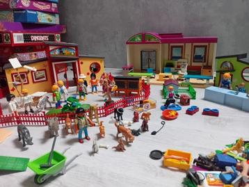 Playmobil dierenarts en dierenopvang met oa. 9275 en 9276 beschikbaar voor biedingen