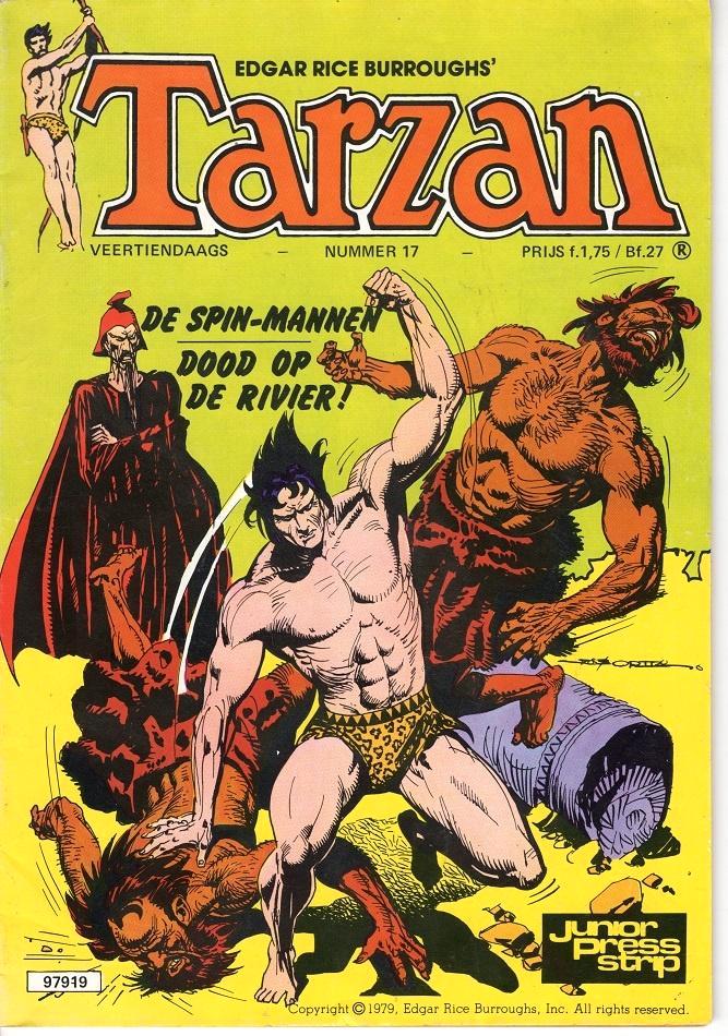 Tarzan, De spin-mannen/ dood op de rivier, Boeken, Strips | Comics, Gelezen, Eén comic, Europa, Ophalen of Verzenden