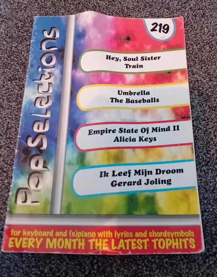 Piano Boek Pop Selections, Muziek en Instrumenten, Bladmuziek, Nieuw, Overige soorten, Overige genres, Piano, Keyboard, Ophalen of Verzenden