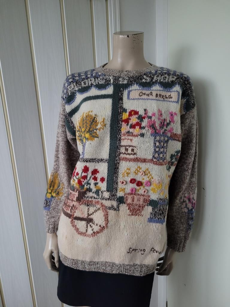 Le Sferruzzate vintage wollen trui maat M/38, Kleding | Dames, Truien en Vesten, Ophalen of Verzenden, Zo goed als nieuw, Maat 38/40 (M)