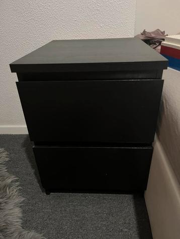 Ikea malm nachtkastjes 2x