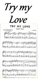 Mu276 bladmuziek try my love - tango ardent leo straal, Gebruikt, Ophalen of Verzenden, Artiest of Componist, Piano