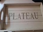Houten dienblad met opvouwbare poten, Ophalen of Verzenden, Gebruikt, Rechthoekig, Hout