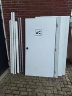 Toilethokje WC unit toiletruimte toilet, Doe-het-zelf en Verbouw, Deuren en Horren, Gebruikt, 80 tot 100 cm, Overige typen, 200 tot 215 cm