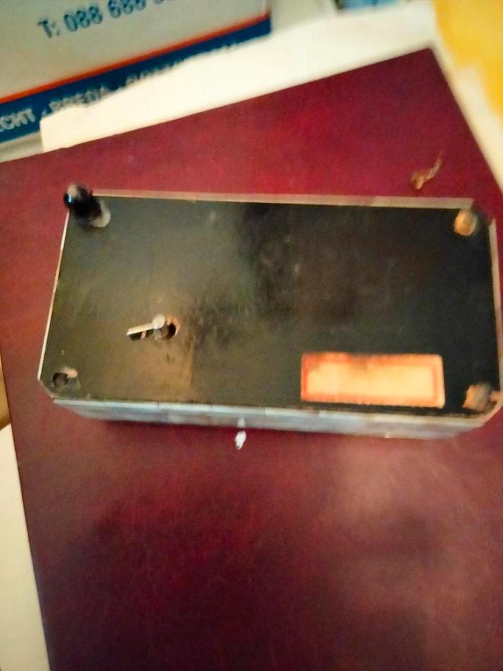 Antiek Muziekdoosje met Spiegel, Antiek en Kunst, Curiosa en Brocante, Ophalen of Verzenden