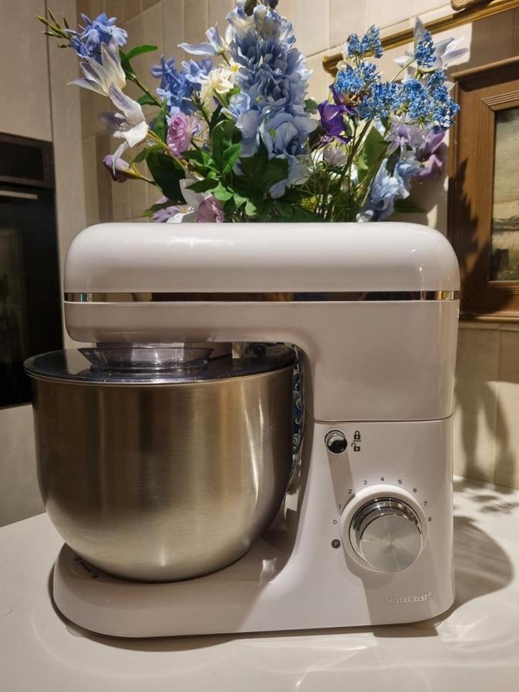 Silvercrest keukenmachine wit, Witgoed en Apparatuur, Keukenmixers, 4 liter of meer, 3 snelheden of meer, Ophalen