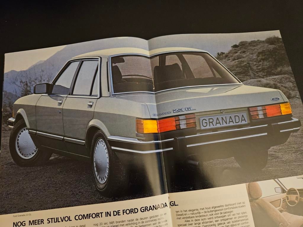 Brochure Ford Granada 1985, Ophalen of Verzenden, Zo goed als nieuw, Ford