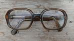 Oude jaren '50 herenbril, met (bijna) neutraal glas, Bril, Ophalen of Verzenden, Zo goed als nieuw