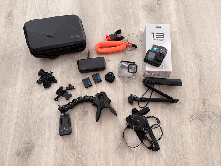 GoPro Hero 13 + Accessoires - €120 discount, Audio, Tv en Foto, Actiecamera's, Zo goed als nieuw, GoPro, Ophalen of Verzenden