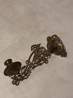 Piano kandelaar vintage mesing, Ophalen of Verzenden, Koper of Brons