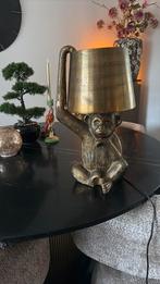 Schemerlamp Lamp aap brass goud kleurig, Ophalen, Metaal, Monkey, Minder dan 50 cm