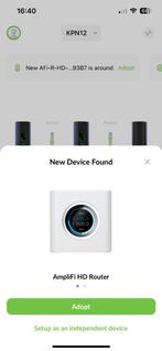 Los & sets Ubiquiti AmpliFi HD Router & Mesh Points UNLOCKED, Ophalen of Verzenden, A, A, A