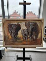 Olifanten Familie Schilderij, Ophalen