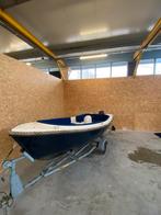 Polyester Reitdieper Sloep inclusief trailer en afdekzijl, Watersport en Boten, Bootonderdelen, Ophalen, Gebruikt, Motorboot