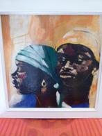 vintage werk portret Haïti Jamil 1960, Antiek en Kunst, Ophalen