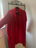 Rood lang wollen vest, Kleding | Dames, Maat 38/40 (M), Ophalen of Verzenden, Zo goed als nieuw, Kilky Paris