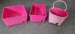 Handed By Roze Mandjes - Set van 3, Ophalen of Verzenden, Gebruikt, Overige typen