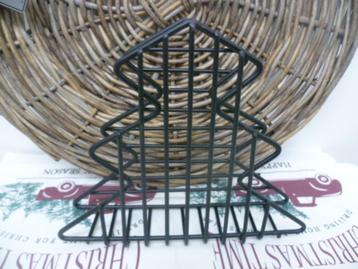 Servetten standaard in vorm van kerstboom zwart beschikbaar voor biedingen