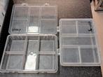 15x doorzichtige sorteer doosjes, Doe-het-zelf en Verbouw, Kratten en Dozen, Doos, Minder dan 35 cm, Minder dan 50 cm, Ophalen of Verzenden