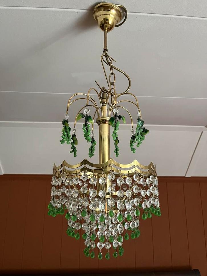 Hanglamp Murano glas, Huis en Inrichting, Lampen | Hanglampen, Zo goed als nieuw, Minder dan 50 cm, Glas, Ophalen of Verzenden