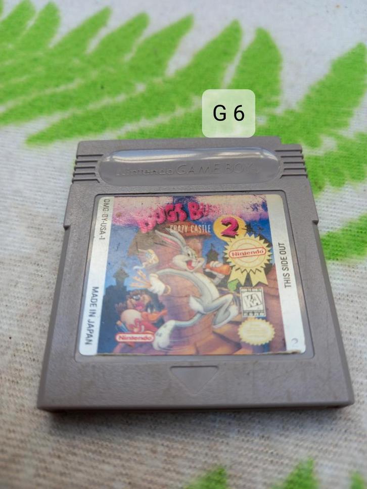 Gameboyspel G1 t/ G6.
Bugs Bunny, Crazy Castle II., Spelcomputers en Games, Games | Nintendo Game Boy, Gebruikt, Avontuur en Actie