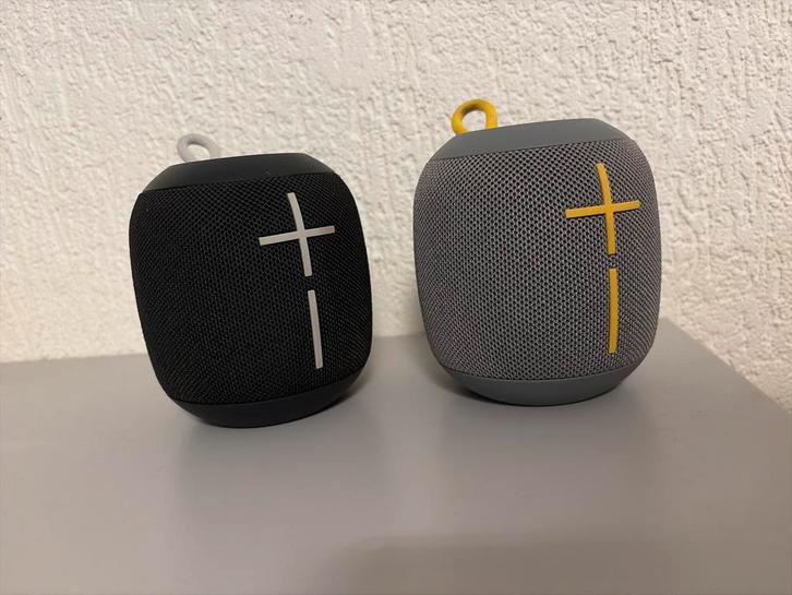 Logitech Wonderboom Bluetooth Speaker - Set van 2, Audio, Tv en Foto, Luidsprekers, Gebruikt, Front, Rear of Stereo speakers, Minder dan 60 watt