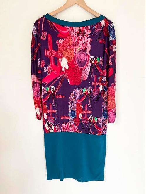Custo Barcelona jurkje print gekleurd, maat S, Kleding | Dames, Jurken, Nieuw, Maat 36 (S), Paars, Boven de knie, Ophalen of Verzenden