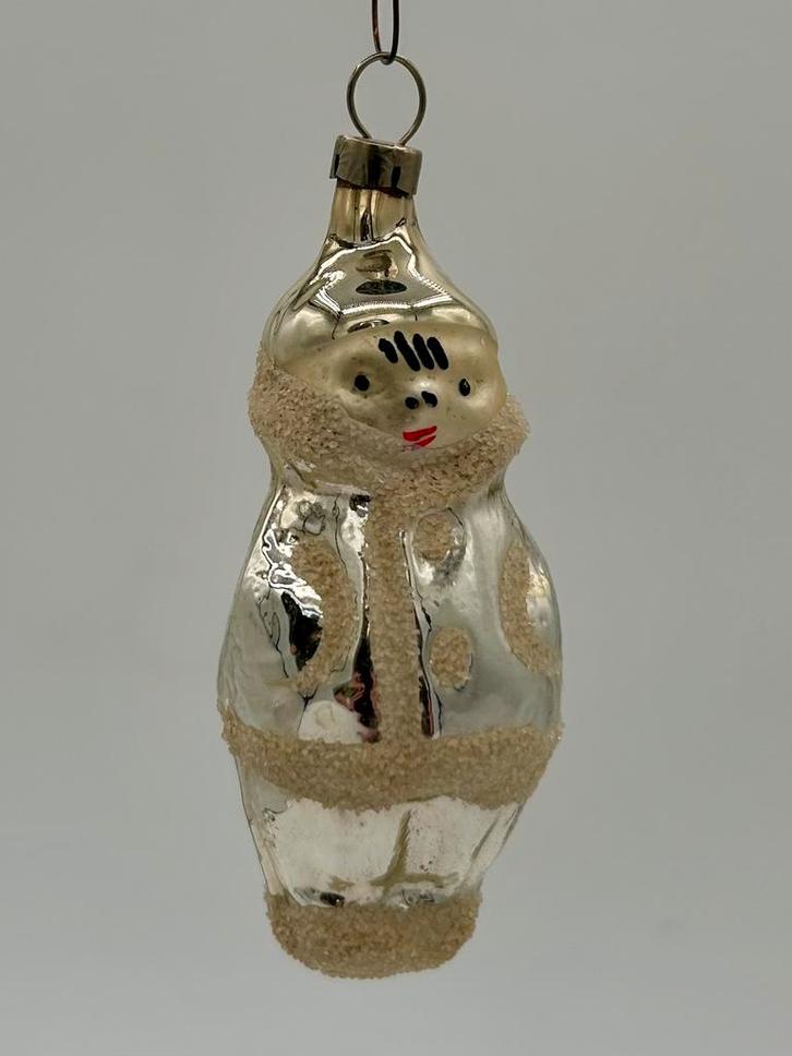 Oude kerstbal eskimo, Diversen, Kerst, Gebruikt, Ophalen of Verzenden