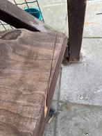 Houten salontafel: opknapbeurt nodig, Huis en Inrichting, Ophalen, Gebruikt, 50 tot 100 cm, Minder dan 50 cm