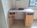 Mooie stijgerhouten nageltafel, Huis en Inrichting, Bureaus, Ophalen, Zo goed als nieuw