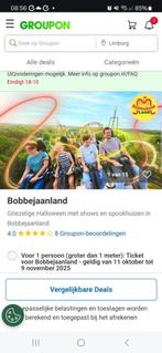 Bobbejaanland ticket, Eén persoon, Ticket of Toegangskaart